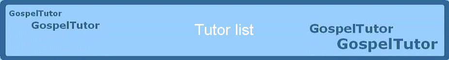 Tutor list